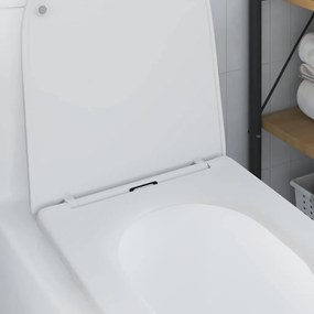 Assento de sanita rápido com fecho suave em Duroplast branco