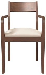 Cadeiras de jantar com almofadões 2 pcs madeira maciça castanho