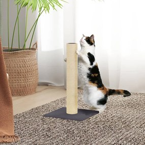 vidaXL Poste arranhador para gatos 22x22x45 cm cinza-escuro