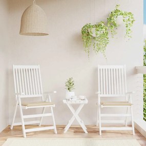 vidaXL Almofadões p/ cadeiras jardim 2 pcs 40x40x4 cm oxford bege