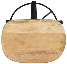 Bancos de bar 2 pcs 66 cm madeira de mangueira maciça