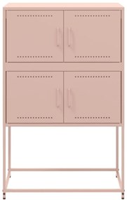 Aparador 68,5x38,5x107 cm aço rosa