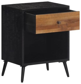 Mesa de cabeceira 40x30x50 cm madeira de teca maciça