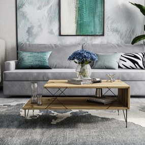 Mesa de Centro Loire – Carvalho – 100 cm x 40 cm x 50 cm
