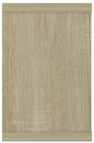 Prateleiras parede forma de cubo 4 pcs carvalho sonoma