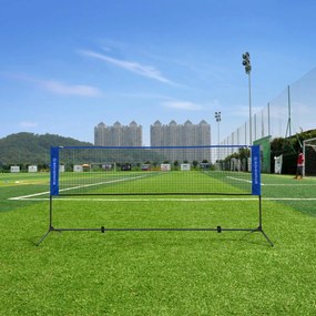 Rede de badminton 300 x 155 x 103 cm azul