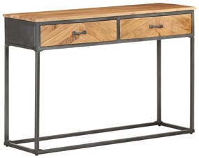 Mesa consola 110x35x75 cm madeira de acácia maciça