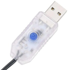 LED Árvore de Natal no mastro 200 LEDs Azul 180 cm