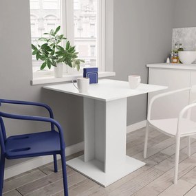 vidaXL Mesa de jantar derivados de madeira branco