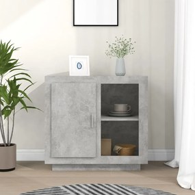 vidaXL Aparador 80x40x75 cm cinza cimento