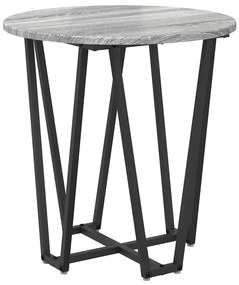 Conjunto de Mesas de Apoio 2 pcs Cinza Sonoma em Madeira e Metal