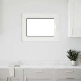 vidaXL Janela de porão "RISOR" 80x60 cm oscilobatente DIN esquerda antracite