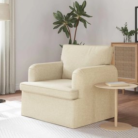 vidaXL Sofá Creme 84 x 80 x 85 cm tecido
