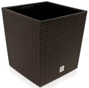 Vaso de flores plástico inquebrável e resistente aos raios UV 32x32x33cm Umbra