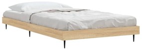 Estrutura cama s/ colchão derivados de madeira carvalho sonoma