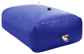vidaXL Depósito de água dobrável com torneira 5000 L PVC