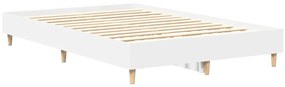 Estrutura de cama sem colchão 140x190 cm branco