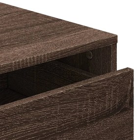 Cómoda com 3 Gavetas - 60x41x58 cm - derivados de madeira - carvalho c