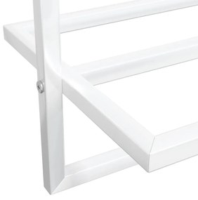 Toalheiro 95x25x22 cm ferro branco