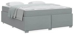 Estrutura da Cama Outros Cinzento-claro 180 x 200 cm tecido