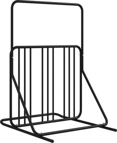 DURHAND Suporte para 4 Bicicletas, resistente às intempéries, suporte adicional, 102 x 92 x 130 cm, Preto | Aosom Portugal