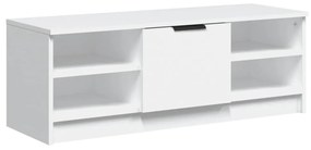 Móvel de TV Flix com 1 Porta e 4 Prateleiras de 102 cm - Branco - Desi