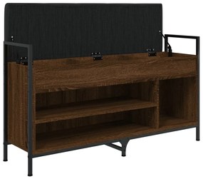 Banco sapateira 105,5x32x57,5cm deriv madeira carvalho castanho