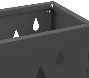 Suporte para Guarda-Chuva Preto Metal Médio