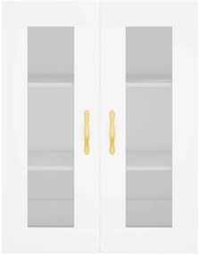 Armário alto 69,5x34x180 cm derivados de madeira branco
