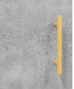 Aparador alto 69,5x31x115 cm derivados de madeira cinza-cimento