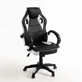 Cadeira Boss - Branco e Preto