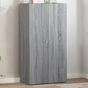 vidaXL Arquivador 60x32x115 cm derivados de madeira cinzento sonoma