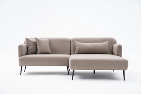 Sofá de Canto Revos – Castanho – 250 x 86 x 100 cm