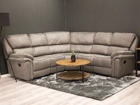 Reclinável de ângulo suave Dallas 4723, Cinzento, 255x255x104cm, 51 kg, Pernas: Metal