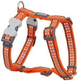 Arnês para Cães Red Dingo Osso Refletor 46-76 cm Laranja