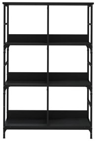 Estante 78,5x33x117,5 cm derivados de madeira preto