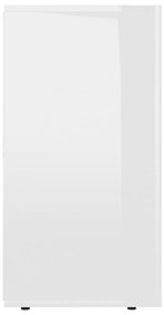 Aparador 120x36x69 cm derivados de madeira branco brilhante