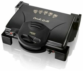 Grill Haeger GR-190.008A 1900W Preto Aço inoxidável