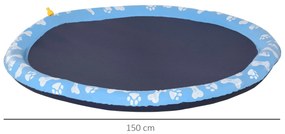 Tapete Aquático para Cães – Splash Pad com Pulverizador Ø150 cm, PVC R