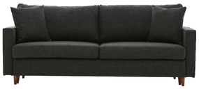Sofá-cama de 3 Lugares Eva – Antracite – 210x82x90 cm