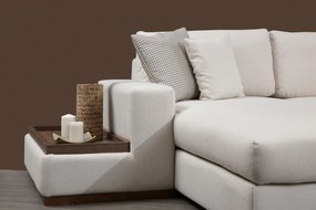 Sofá de Canto Loop - Branco - 374 x 428 x 85 cm