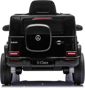 Carro elétrico Crianças 3 a 7 anos Mercedes-Benz 12V G580 Bateria Lìtio, controlo Remoto Preto