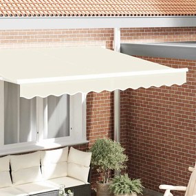 vidaXL Valência de Toldos Creme 580 x 20 cm lona