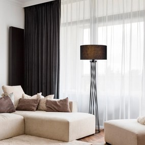 Candeeiro de Pé Tall – Preto – 50x175x50 cm