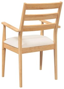 Cadeiras de jantar com almofadões 2 pcs madeira maciça