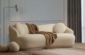 Sofá de 3 Lugares Ancona – Creme – 225x76x98 cm