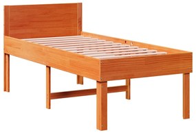 Cama Steve - Sem Colchão - 90x200 cm - Madeira de Pinho Maciça - Cor C