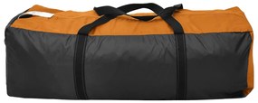 Tenda de campismo para 6 pessoas cinzento e laranja