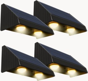 Candeeiros de parede LED solares Kyla, conjunto de 4