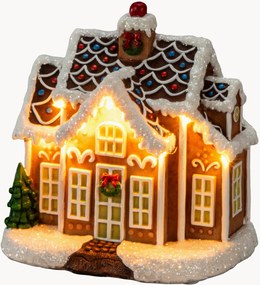 Decoração de Natal LED com temporizador Gingerbread House